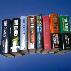 Tom Clancy lot 8 Books Hardcover Dust Jacket Mixed Titles & Years