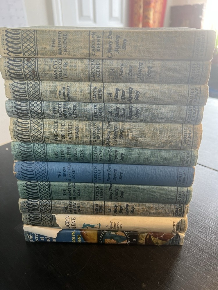 Nancy Drew Mystery Stories 1931–1955 Blue Tweed -PICK YOUR OWN TITLE