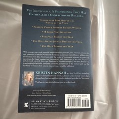 Kristin Hannah Nightingale: a Novel Trade Paperback St. Martin’s Press 2017 WWII