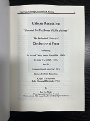 Vatican Assassins, by Eric Jon Phelps (REPRINT) No CD Large Print: 8.5”*11.5”
