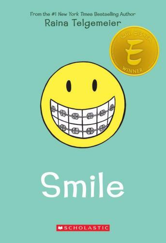 Smile – paperback, 0545241820, Raina Telgemeier Author