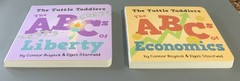 The Tuttle Toddlers ABCs Set -2 Board Books By Connor Boyack Excellent Condition