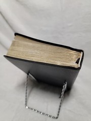 Holy Bible Concordance Red Letter India Paper Morocco Leather London Undated