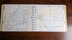 Thomas Guide California Central Valley Cities + *Bonus 7 Other Vtg Calif Maps*