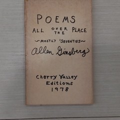 Poems All Over the Place by Allen Ginsberg Paperback Cherry Valley 1978 First E…