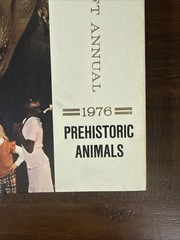 1976 Prehistoric Animals Childcraft Annual Book Hardcover Child Educational