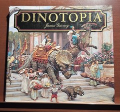 James Gurney ORIGINAL T-Rex Sketch Drawing + Signed Dinotopia 1st Edition HC