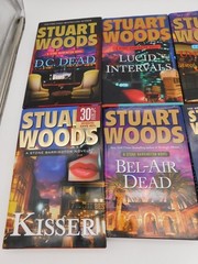 Stuart Woods 9 Book Set Hardcover Paperback Mixed Lot HCDJ Novels