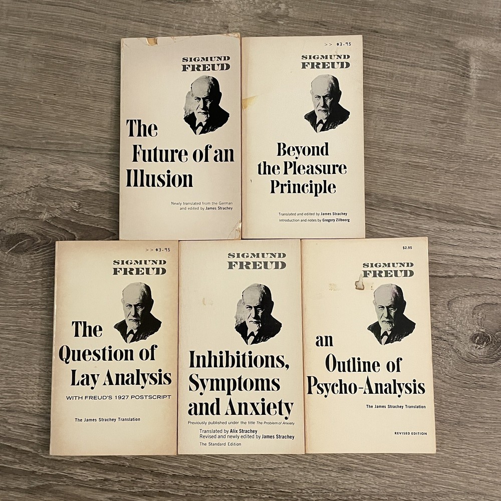5 Book Sigmund Freud Vintage Paperback Lot