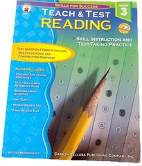 3rd Grade Workbooks Teacher Resource Math Spelling Reading File Folders Lot of 4