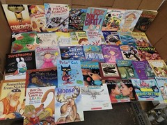 Lot of 20 Scholastic MIX Classroom Teacher Reading Large Kids RANDOM Books K-5