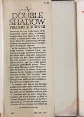 Double Shadow Frederick Turner 1978 Hardcover DJ First Edition Fantasy