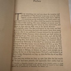 John Galsworthy The Forsyte Saga HC Charles Scribner’s Sons 1949 w/ Preface