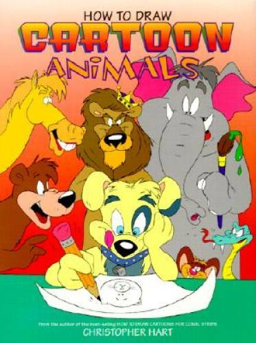 How to Draw Cartoon Animals (Christopher Hart Titles) – Paperback – GOOD