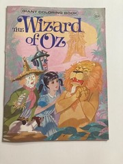 Vintage – Seven (7) Clean Giant Coloring Books – Wizard of OZ, Pinocchio,
