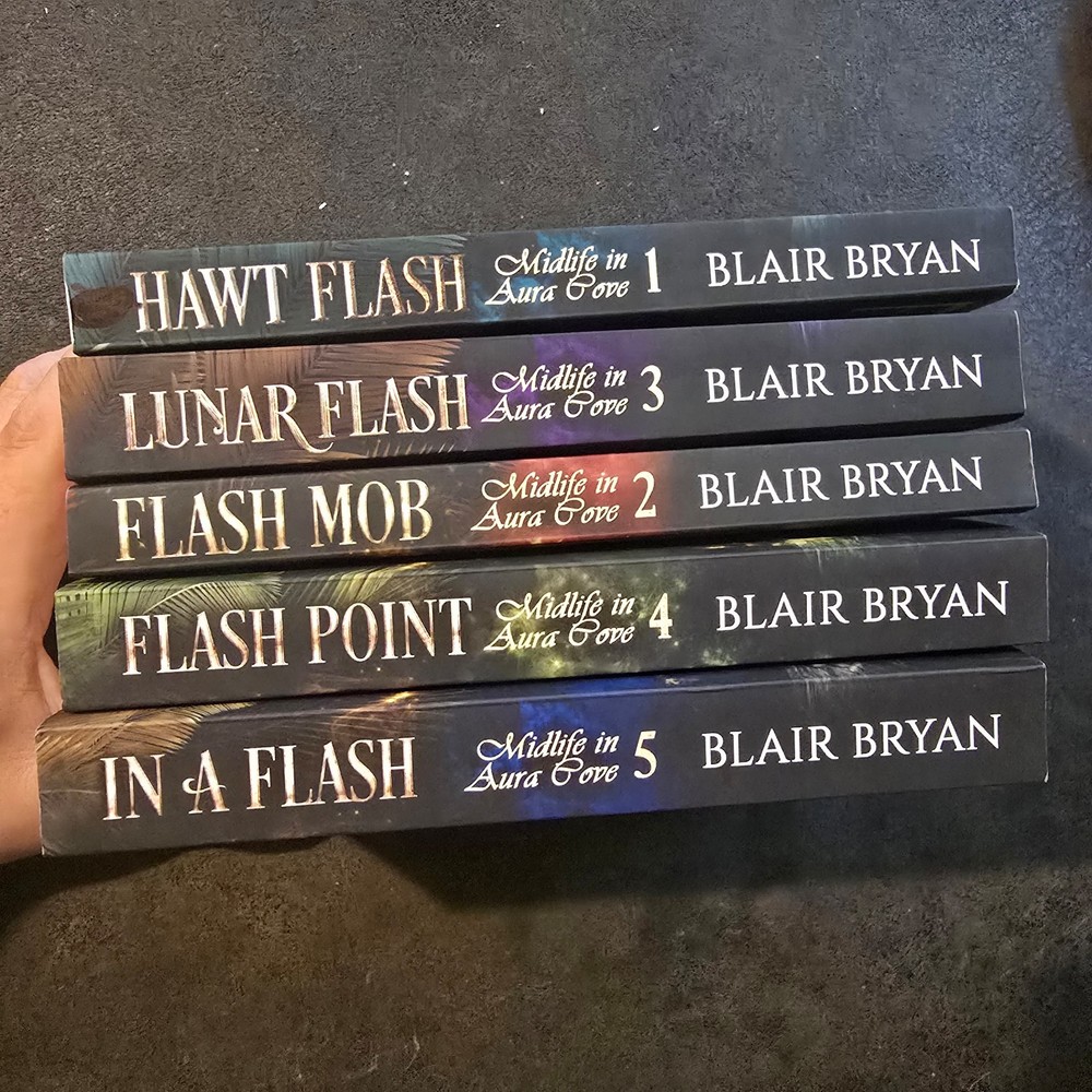 Blair Bryan Midlife in Aura Cove Series 1-5 Paperback Paranormal Books