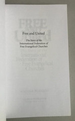 FREE AND UNITED ~ WALTER PERSSON ~ 1998 ~ INT. FED. OF FREE EVANGELICAL CHURCHES