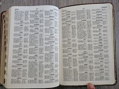 1983 Nelson NKJV Red Letter Bonded Leather Imperial Reference Bible Gilded 745BG