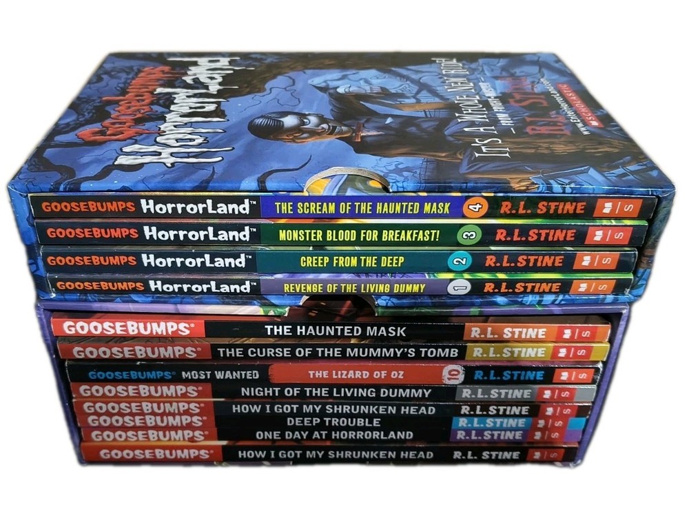 X12 Goosebumps 2 Box Sets Horrorland by R. L. Stine Sets Creep From The Deep
