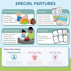 Summer Bridge Activities Kindergarten to 1st Grade Workbook 160 Pages Fun Lea…