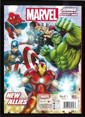2023 Marvel ” NEW ALLIES ” Jumbo Coloring & Activity Book – 80 Pages