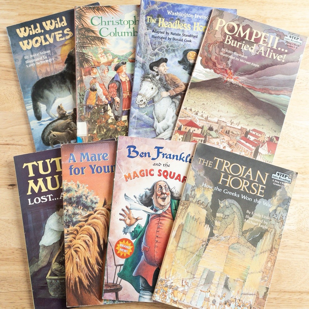 Step Into Reading Books Level 2 & 3 Nonfiction Beginning Reader Bundle of 8