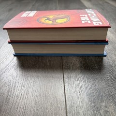 Lot of 2 Hunger Games Catching Fire & MockingJay Hardcover First Editions HC DJ
