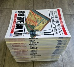 Osprey Campaign Series 22 pc military history illustrated look LOT