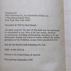 The Hypnotist by Brad Steiger – Vintage 1979 Horror Paperback First Printing