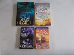 4 SUSAN CRANDALL # MIXED LOT SLEEP NO MORE GRAVEYARD PITCH BLACK BACK ROADS
