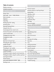 HUSQVARNA Viking Sapphire 930 User Instruction Manual – TOUGH LOOP BINDING
