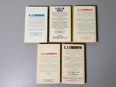 C.J. Cherryh Vintage DAW Paperback Lot of 10 Books – Gate Of Ivrel, Faded Sun