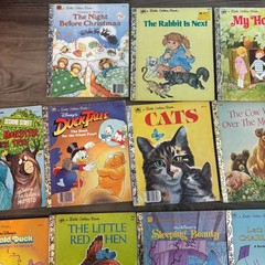 Lot Of 13 Little Golden Book mixed Children’s Books – Rabbit is Next – Sesame St