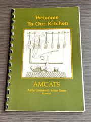 Vintage 1981 Hawaii AMCATS Cookbook WELCOME TO OUR KITCHEN Spiral Bound 76 Pages