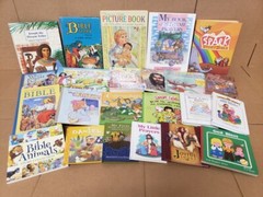 Lot of 10 Christian Kids Prayer Bible Jesus Stories Religion Books- MIX UNSORTED