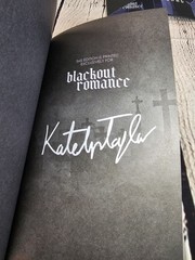 SIGNED Graves Katelyn Taylor Blackout Romance Exclusive Limited Edition Sprayed