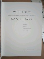 Without Sanctuary: Lynching Photography in America – Hardcover – VERY GOOD(2007)