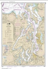 NOAA Chart 18440-Puget Sound – Water-Resistant – by East View Geo