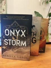 Empyrean Series by Rebecca Yarros Lot of 3 Onyx Storm Sprayed Pages