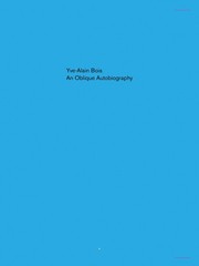 An Oblique Autobiography, Bois, Yve-Alain, Good Book