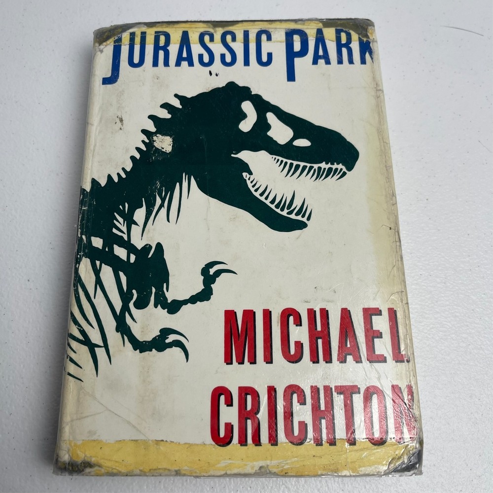 VTG Rare Jurassic Park – Michael Crichton HC 1990