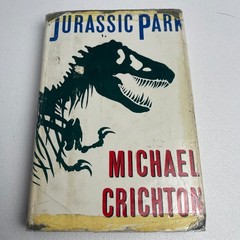 VTG Rare Jurassic Park – Michael Crichton HC 1990