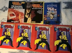 Dick Tracy Book Lot Sticker Fun Coloring Books Poster Book Movie Collectors Guid