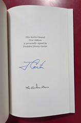 Turning Point — Jimmy Carter | SIGNED 1st Edition Easton Press 1992 Leather HC