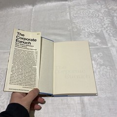 The Corporate Eunuch by John J. Tarrant and O. William Battalia (Hardcover) HCDJ