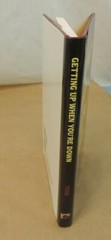 GETTING UP WHEN YOU’RE DOWN, RABBI ABRAHAM J. TWERSKI, M.D., FIRST EDITION, COPY