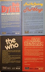 Buchpaket Rock (Bastei-Lübbe – 4TB): Dylan/ McCartney/ Who/ Hendrix