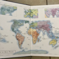 DK World Atlas Millennium Edition Large Hardcover Book, 18″× 11″× 1.5″ VERY GOOD