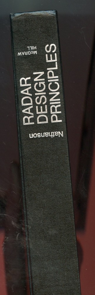Technology -Radar Design Principles, HC Book, 1969, 626 pages