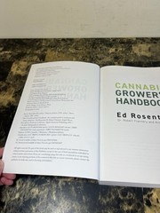 CANNABIS GROWER’S HANDBOOK: A COMPLETE GUIDE By Ed Rosenthal – Good Condition